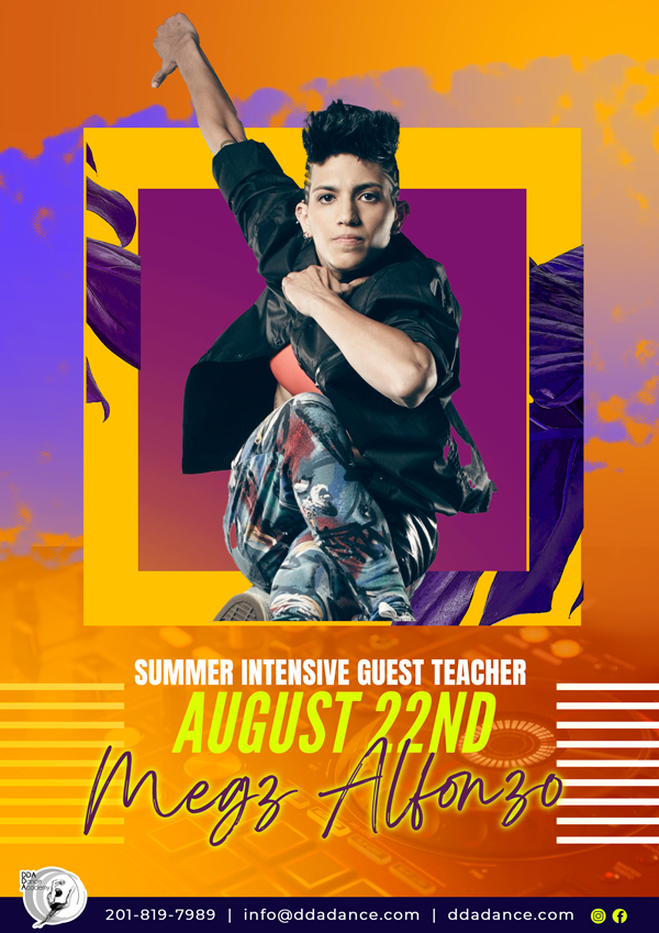 Summer Intensive Guest Teacher Mega Alfonzo - August 22nd